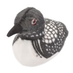 Wild Republic Audubon Birds Common Loon Plush with Authentic Bird Sound, Stuffed Animal, Bird Toys for Kids & Birders