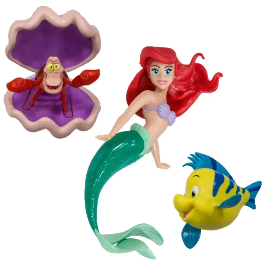 SwimWays Little Mermaid Disney Dive Characters Kids Pool Toy- Princess Ariel, Flounder, and Sebastian, Bath Toys and Pool Party Supplies SwimWays Little Mermaid Disney Dive Characters Kids Pool Toy- Princess Ariel, Flounder, and Sebastian, Bath Toys and Pool Party Supplies