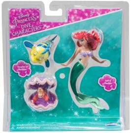 SwimWays Little Mermaid Disney Dive Characters Kids Pool Toy- Princess Ariel, Flounder, and Sebastian, Bath Toys and Pool Party Supplies SwimWays Little Mermaid Disney Dive Characters Kids Pool Toy- Princess Ariel, Flounder, and Sebastian, Bath Toys and Pool Party Supplies