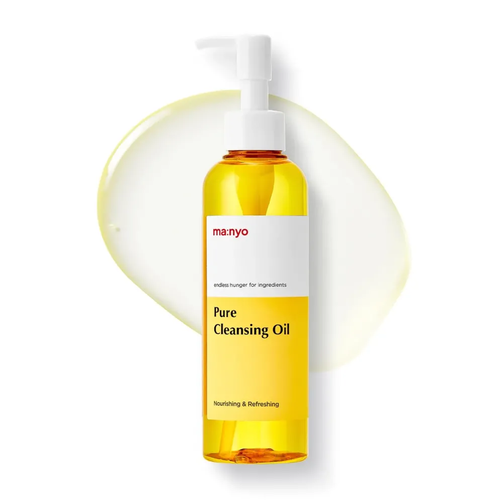 MANYO FACTORY Pure Cleansing Oil 6.7 fl oz (200ml) Korean Facial Cleanser, Blackhead Melting, Daily Makeup Removal with Argan Oil, for Women MANYO FACTORY Pure Cleansing Oil 6.7 fl oz (200ml) Korean Facial Cleanser, Blackhead Melting, Daily Makeup Removal with Argan Oil, for Women