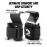 DMoose Fitness Weight Lifting Hooks (Pair) for Deadlifts, Pull Ups & Shrugs - 500 Lbs Capacity, Thick Wrist Padding - Heavy Duty Gym Workout Grips Straps for Men and Women