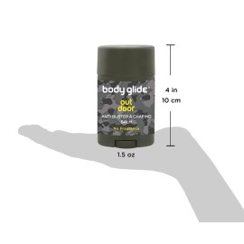 Body Glide Outdoor Anti Chafe Balm 1.5oz: Fragrance free anti chafing stick trusted in basic training, endurance sports & everyday life. Use on neck, shoulders, chest, butt, groin, thighs & feet Body Glide Outdoor Anti Chafe Balm 1.5oz: Fragrance free anti chafing stick trusted in basic training, endurance sports & everyday life. Use on neck, shoulders, chest, butt, groin, thighs & feet