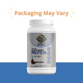Organic Vegan Chocolate Protein Powder with Probiotics, BCAAs, 30g Plant Protein, NSF Certified, Gluten Free & Sport, Non GMO, Garden of Life Sport Protein Powder - 19 Servings Organic Vegan Chocolate Protein Powder with Probiotics, BCAAs, 30g Plant Protein, NSF Certified, Gluten Free & Sport, Non GMO, Garden of Life Sport Protein Powder - 19 Servings