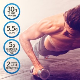 Organic Vegan Chocolate Protein Powder with Probiotics, BCAAs, 30g Plant Protein, NSF Certified, Gluten Free & Sport, Non GMO, Garden of Life Sport Protein Powder - 19 Servings Organic Vegan Chocolate Protein Powder with Probiotics, BCAAs, 30g Plant Protein, NSF Certified, Gluten Free & Sport, Non GMO, Garden of Life Sport Protein Powder - 19 Servings
