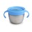Munchkin Snack+ Stainless Steel Snack Catcher Cup with Lid, 9 Ounce, Blue, 1 Pack