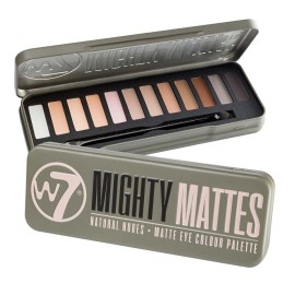 W7 Mighty Mattes Eyeshadow - 12 Matte Nude Colours - Flawless & Natural Long-Lasting Makeup Palette W7 Mighty Mattes Eyeshadow - 12 Matte Nude Colours - Flawless & Natural Long-Lasting Makeup Palette