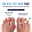 Dr. Frederick\'s Original Hammer Toe Gels - 2 Pairs - Hammertoe Support Crest for Women & Men - Cushion & Temporary Splint for Toe Alignment, Crooked Toes, and Pain Relief - White - 1 Loop Design