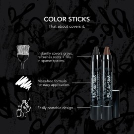 Bumble and bumble. Color Stick Gray Hair + Root Coverup in Natural Brown + Black Shades, Brown, 1 Count Bumble and bumble. Color Stick Gray Hair + Root Coverup in Natural Brown + Black Shades, Brown, 1 Count