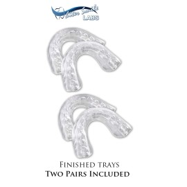 Whiter Smile Labs Teeth Whitening Trays - BPA Free - Thin Moldable Mouth Trays Form Perfectly to Each Tooth (4 Trays) Whiter Smile Labs Teeth Whitening Trays - BPA Free - Thin Moldable Mouth Trays Form Perfectly to Each Tooth (4 Trays)