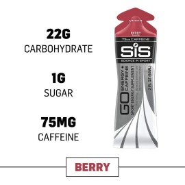 Science in Sport Energy Gel Pack, SIS Energy Gel + Caffeine, 22g Fast Acting Carbs, Performance & Endurance Gels, Berry Flavor - 2 Ounce (6 Count) Science in Sport Energy Gel Pack, SIS Energy Gel + Caffeine, 22g Fast Acting Carbs, Performance & Endurance Gels, Berry Flavor - 2 Ounce (6 Count)