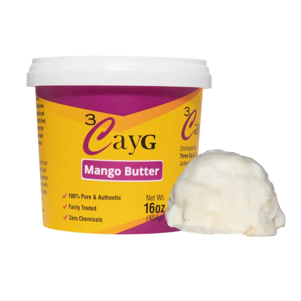 3CayG Mango Butter All Natural 1LB Body Butter Lotion- Great for Soap Making-Naturally Refined 3CayG Mango Butter All Natural 1LB Body Butter Lotion- Great for Soap Making-Naturally Refined
