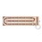 Continuous Cribbage Board Alphabet e Shape Inlaid in Maple and Bloodwood with Storage Drawer for Cribbage pegs 12.4 - 3 Tracks - House of Cribbage
