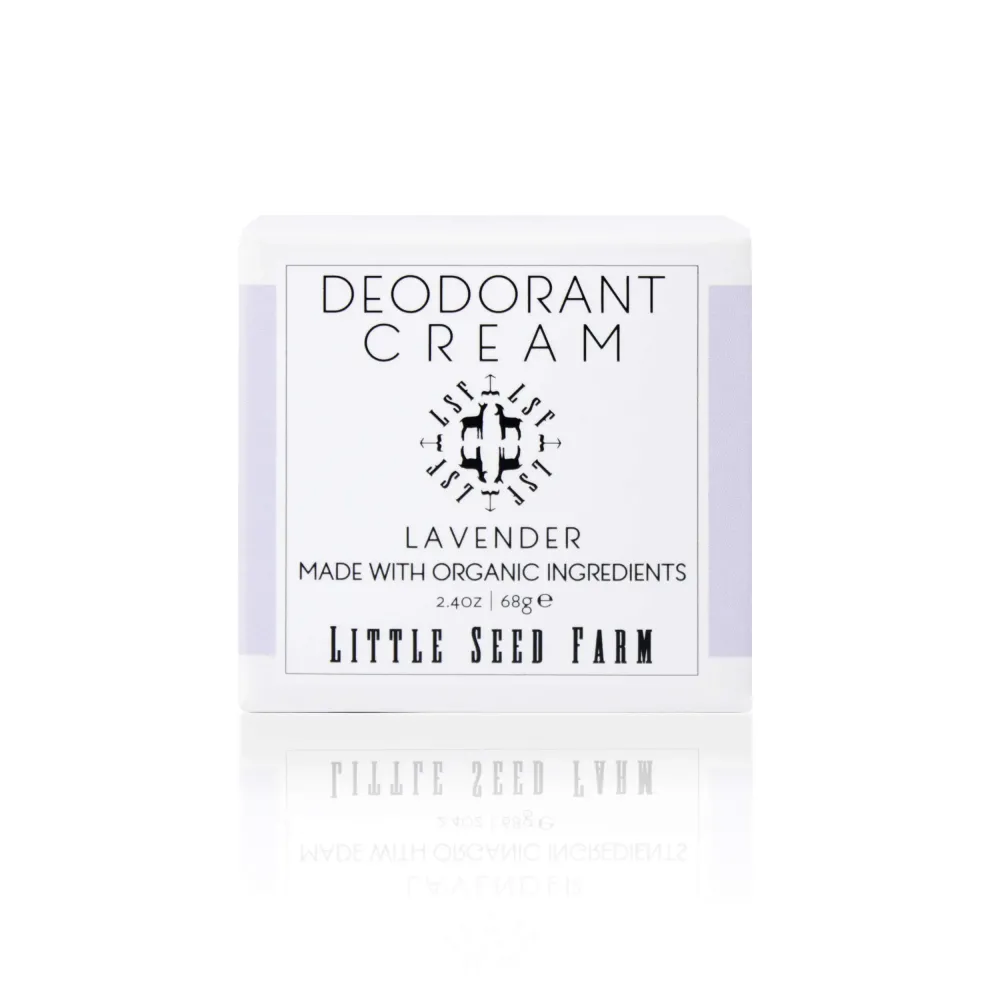 Little Seed Farm All Natural Deodorant Cream, Aluminum Free Deodorant for Women or Men, 2.4 Ounce - Lavender Little Seed Farm All Natural Deodorant Cream, Aluminum Free Deodorant for Women or Men, 2.4 Ounce - Lavender