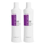 Fanola No Yellow Purple Shampoo - Purple Color Depositing Shampoo for Blondes, Bleached & Grey Hair - Formulated with Violet Pigment to Remove Brassy Tones from Hair - 11.8 Fl oz / 2 Pack
