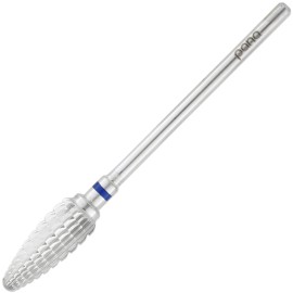 Pana 3/32 Safety Bit Nail Carbide Bit - For Electric Dremel Drill Machine (Medium, Large Cone - Silver)