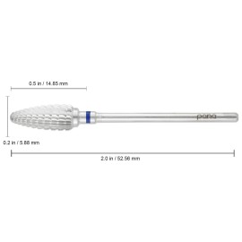 Pana 3/32 Safety Bit Nail Carbide Bit - For Electric Dremel Drill Machine (Medium, Large Cone - Silver) Pana 3/32 Safety Bit Nail Carbide Bit - For Electric Dremel Drill Machine (Medium, Large Cone - Silver)