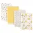 Hudson Baby Unisex Baby Cotton Flannel Burp Cloths, Bee, One Size