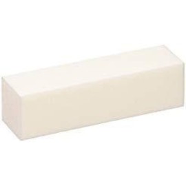 ForPro Professional Collection Buffing Block, Super White, 180/240 Grit, Four-Sided Manicure and Pedicure Nail Buffer, 3.75 L x 1 W x 1 H, 20-Count