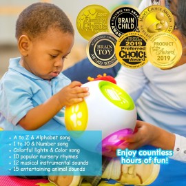 BEST LEARNING Learning Cube - Educational Musical Activity Center Block for Infants Babies Toddlers 6-12 Month and up - Toys for 1 Year Old - First Birthday Present for Boy and Girl