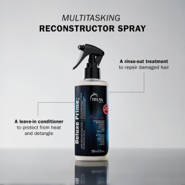 TRUSS Deluxe Prime Hair Treatment - Anti Frizz Heat Protectant Spray + Hair Primer - Nourishes, Detangles + Provides Thermal Protection Before Heat Styling (260 ml) TRUSS Deluxe Prime Hair Treatment - Anti Frizz Heat Protectant Spray + Hair Primer - Nourishes, Detangles + Provides Thermal Protection Before Heat Styling (260 ml)