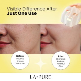 LA PURE Korean Face Mask - 10ct Snail Mucin Hydrating Face Masks Anti Wrinkle Anti Aging Deep Moisturizing Natural Snail Mucin Mask Sheet Mask Paraben Free Facial Skin Care Products Korean Skin Care