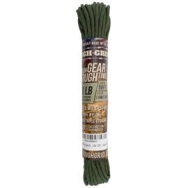 TOUGH-GRID Premium Camo Green Paracord 550 lbs Made in USA Outdoor Survival Nylon Rope Tactical Heavy Duty Strands Parachute Cord Used by US Military Type III Mil-Spec TOUGH-GRID Premium Camo Green Paracord 550 lbs Made in USA Outdoor Survival Nylon Rope Tactical Heavy Duty Strands Parachute Cord Used by US Military Type III Mil-Spec