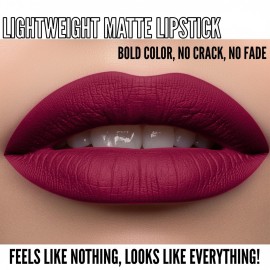 Mynena Berry Red Long Lasting Lipstick for Women Waterproof & Transfer-Proof | Hydrating with Shea Butter | Bold Pigment Intense Matte Color Lip Stain | Talc-Free & Vegan Product that Performs | Lisy