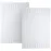 White Classic Luxury Bath Mat Floor Towel Set - Absorbent Cotton Hotel Spa Shower/Bathtub Mats [Not a Bathroom Rug] 22x34 | 2 Pack | White
