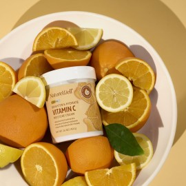 NATURE WELL Clinical Vitamin C Brightening Moisture Cream for Face & Body, Anti-Aging Skincare, Firming, Nourishing, Reduces Discoloration, Improves Overall Tone & Texture, Non-Greasy, 16 Oz NATURE WELL Clinical Vitamin C Brightening Moisture Cream for Face & Body, Anti-Aging Skincare, Firming, Nourishing, Reduces Discoloration, Improves Overall Tone & Texture, Non-Greasy, 16 Oz