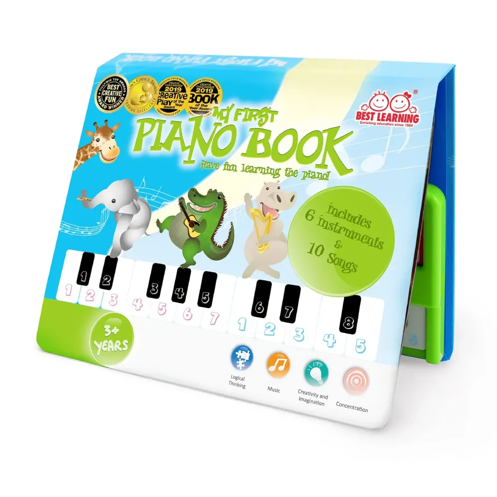 BEST LEARNING My First Piano Book - Educational Musical Toy for Toddlers Kids Ages 3-5 Years - Ideal 3, 4 Year Old Boy or Girl Birthday Present BEST LEARNING My First Piano Book - Educational Musical Toy for Toddlers Kids Ages 3-5 Years - Ideal 3, 4 Year Old Boy or Girl Birthday Present