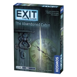 Exit: The Abandoned Cabin - Kennerspiel Des Jahres Winner, Card-Based Family Escape Room Game for 1-4 Players, Ages 12+, Blue