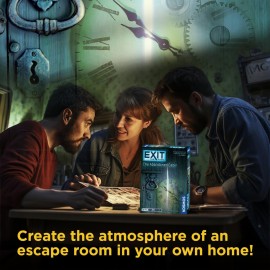 Exit: The Abandoned Cabin - Kennerspiel Des Jahres Winner, Card-Based Family Escape Room Game for 1-4 Players, Ages 12+, Blue Exit: The Abandoned Cabin - Kennerspiel Des Jahres Winner, Card-Based Family Escape Room Game for 1-4 Players, Ages 12+, Blue