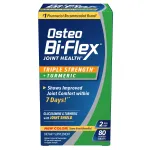 Osteo Bi-Flex Triple Strength Glucosamine with Turmeric, Joint Health Supplement, Coated Tablets, Original Version, 80 Count