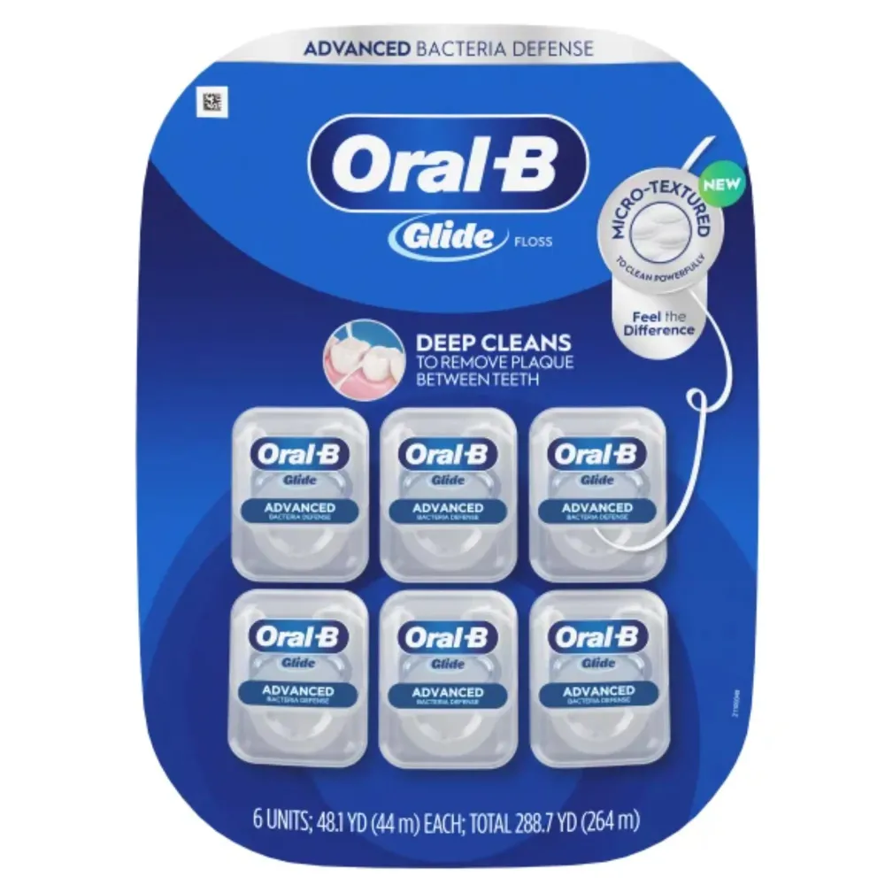 Oral-B Glide Pro-Health Advanced Floss, 6 Count (Pack of 1) Oral-B Glide Pro-Health Advanced Floss, 6 Count (Pack of 1)