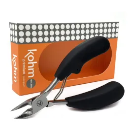 Kohm Toenail Clippers | Extra-Wide Blade & Non-Slip Grip for Thick, Ingrown & Fungal Nails | Heavy Duty Nail Cutter for Seniors, Men, Women & Pets Kohm Toenail Clippers | Extra-Wide Blade & Non-Slip Grip for Thick, Ingrown & Fungal Nails | Heavy Duty Nail Cutter for Seniors, Men, Women & Pets