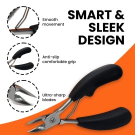 Kohm Toenail Clippers | Extra-Wide Blade & Non-Slip Grip for Thick, Ingrown & Fungal Nails | Heavy Duty Nail Cutter for Seniors, Men, Women & Pets Kohm Toenail Clippers | Extra-Wide Blade & Non-Slip Grip for Thick, Ingrown & Fungal Nails | Heavy Duty Nail Cutter for Seniors, Men, Women & Pets