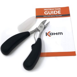 Kohm Toenail Clippers | Extra-Wide Blade & Non-Slip Grip for Thick, Ingrown & Fungal Nails | Heavy Duty Nail Cutter for Seniors, Men, Women & Pets Kohm Toenail Clippers | Extra-Wide Blade & Non-Slip Grip for Thick, Ingrown & Fungal Nails | Heavy Duty Nail Cutter for Seniors, Men, Women & Pets