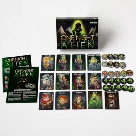 Bezier Games One Night Ultimate Alien, Fun Party Game for Large Groups, Fast-Paced Gameplay, Engaging Social Deduction, Hidden Roles & Bluffing, Great Game for Kids & Families Bezier Games One Night Ultimate Alien, Fun Party Game for Large Groups, Fast-Paced Gameplay, Engaging Social Deduction, Hidden Roles & Bluffing, Great Game for Kids & Families