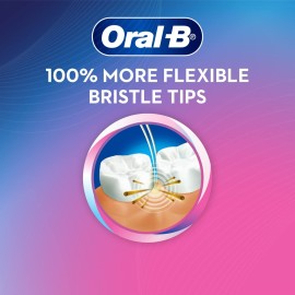 Oral B Ultrathin Sensitive Manual Toothbrush for adults, Multicolor- (Buy 2 Get 2 Free)