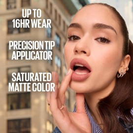 Maybelline Super Stay Matte Ink Liquid Lipstick Makeup, Long Lasting High Impact Color, Up to 16H Wear, Dreamer, Warm Pink Neutral, 1 Count Maybelline Super Stay Matte Ink Liquid Lipstick Makeup, Long Lasting High Impact Color, Up to 16H Wear, Dreamer, Warm Pink Neutral, 1 Count