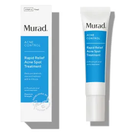 Murad Rapid Relief Acne Spot Treatment - Acne Control Max Strength 2% Salicylic Acid Invisible Gel Spot Solution for Fast Acne Relief - Reduces Blemish Size and Redness Within 4 Hours, 0.5 Oz