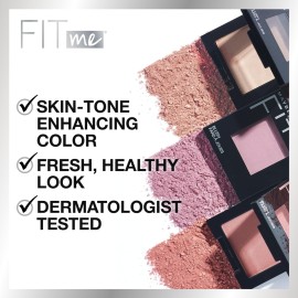 Maybelline Fit Me Blush, Lightweight, Smooth, Blendable, Long-lasting All-Day Face Enhancing Makeup Color, Pink, 1 Count Maybelline Fit Me Blush, Lightweight, Smooth, Blendable, Long-lasting All-Day Face Enhancing Makeup Color, Pink, 1 Count