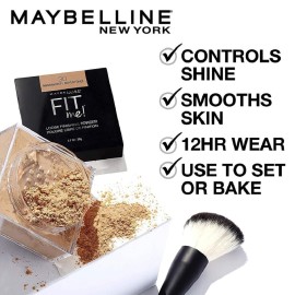 Maybelline Fit Me Loose Setting Powder, Face Powder and Finishing Makeup, Medium, 1 Count Maybelline Fit Me Loose Setting Powder, Face Powder and Finishing Makeup, Medium, 1 Count