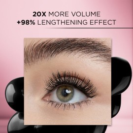 L\'Oreal Paris Makeup Voluminous Lash Paradise Mascara, Voluptuous Volume, Intense Length, Feathery Soft Full Lashes, No Flaking, No Smudging, No Clumping, Blackest Black, 0.25 Fl Oz (Pack of 1) L\'Oreal Paris Makeup Voluminous Lash Paradise Mascara, Voluptuous Volume, Intense Length, Feathery Soft Full Lashes, No Flaking, No Smudging, No Clumping, Blackest Black, 0.25 Fl Oz (Pack of 1)