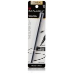 L\'Oreal Paris Makeup Infallible Super Slim Long-Lasting Liquid Eyeliner, Ultra-Fine Felt Tip, Quick Drying Formula, Glides on Smoothly, Grey, 0.03 fl oz., 1 Count