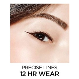 L\'Oreal Paris Makeup Infallible Super Slim Long-Lasting Liquid Eyeliner, Ultra-Fine Felt Tip, Quick Drying Formula, Glides on Smoothly, Grey, 0.03 fl oz., 1 Count L\'Oreal Paris Makeup Infallible Super Slim Long-Lasting Liquid Eyeliner, Ultra-Fine Felt Tip, Quick Drying Formula, Glides on Smoothly, Grey, 0.03 fl oz., 1 Count