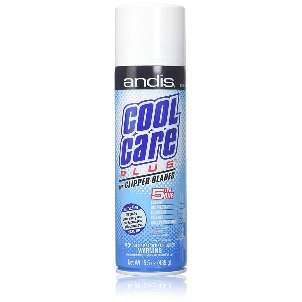 Andis DPD Cool Care Plus 5 in 1 for Clipper Blades - 15.5 Ounce Andis DPD Cool Care Plus 5 in 1 for Clipper Blades - 15.5 Ounce