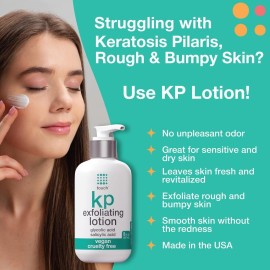 TOUCH Glycolic Acid Lotion for Keratosis Pilaris - KP Exfoliating Body Lotion Moisturizer - for AHA BHA Rough & Bumpy Skin- Gets Rid of Redness - 8 Fl Oz TOUCH Glycolic Acid Lotion for Keratosis Pilaris - KP Exfoliating Body Lotion Moisturizer - for AHA BHA Rough & Bumpy Skin- Gets Rid of Redness - 8 Fl Oz