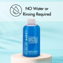 Cinema Secrets Original Makeup Brush Cleaner Kit - Professional Cleanser + Cleansing Tin for Makeup Brushes - Quick-Drying, Rinse-Free Formula - Removes Stubborn Waterproof Make Up - Vanilla (8 fl oz) Cinema Secrets Original Makeup Brush Cleaner Kit - Professional Cleanser + Cleansing Tin for Makeup Brushes - Quick-Drying, Rinse-Free Formula - Removes Stubborn Waterproof Make Up - Vanilla (8 fl oz)