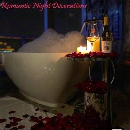 CODE FLORIST 2200 PCS Dark-Red Silk Rose Petals for Romantic Night,Wedding,Proposal Anniversary Flower Decorations CODE FLORIST 2200 PCS Dark-Red Silk Rose Petals for Romantic Night,Wedding,Proposal Anniversary Flower Decorations